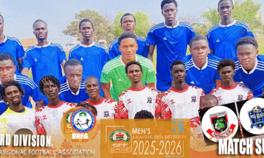 -MATCH SUM.– ON BRFA 2025-2026 Regional men’s third division league- Week –1–