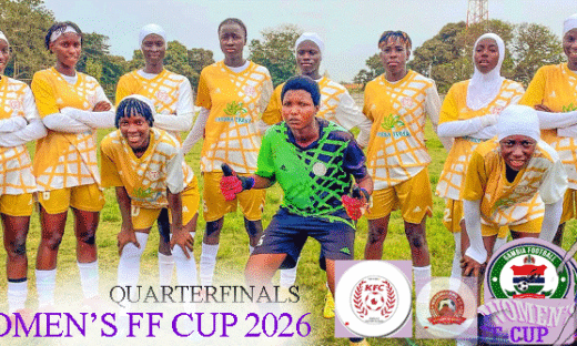 -MATCH SUM.– ON GFF WOMEN’S FF CUP 2026, QUARTER-FINALS FULL TIME SCORES –