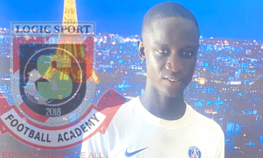 Logic Sport football academy youngster on a trial with PSG.